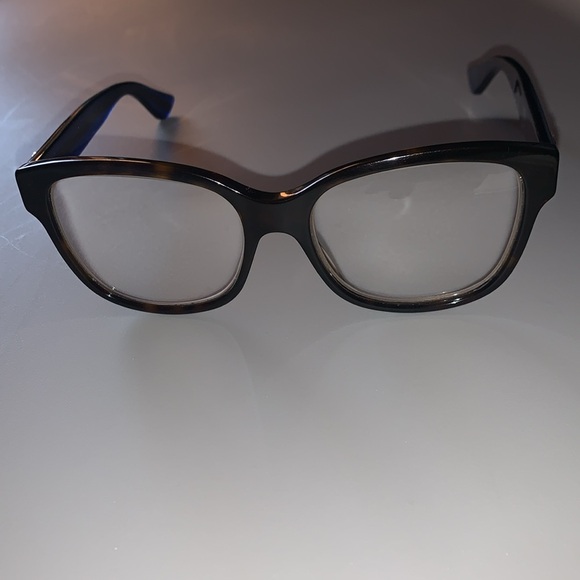 Gucci Black Eyeglasses with Case and cleaning cloth - Picture 1 of 14